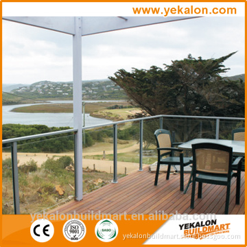 Free sample modern durable various balustrade outdoor with glass